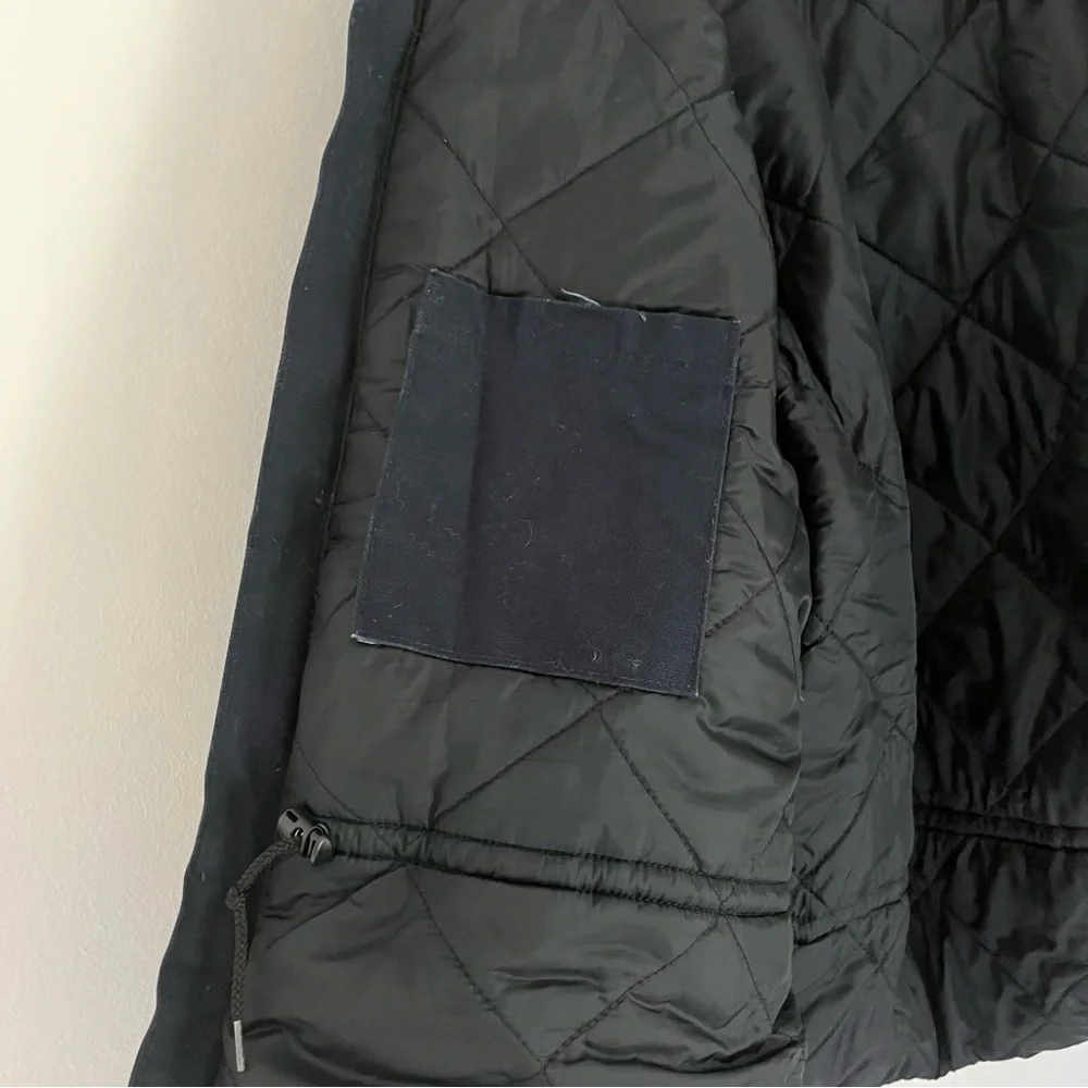 Carhartt‎ Men’s Quilted Winter Duck Coat Navy Blue Size 3XL Logo Patch
